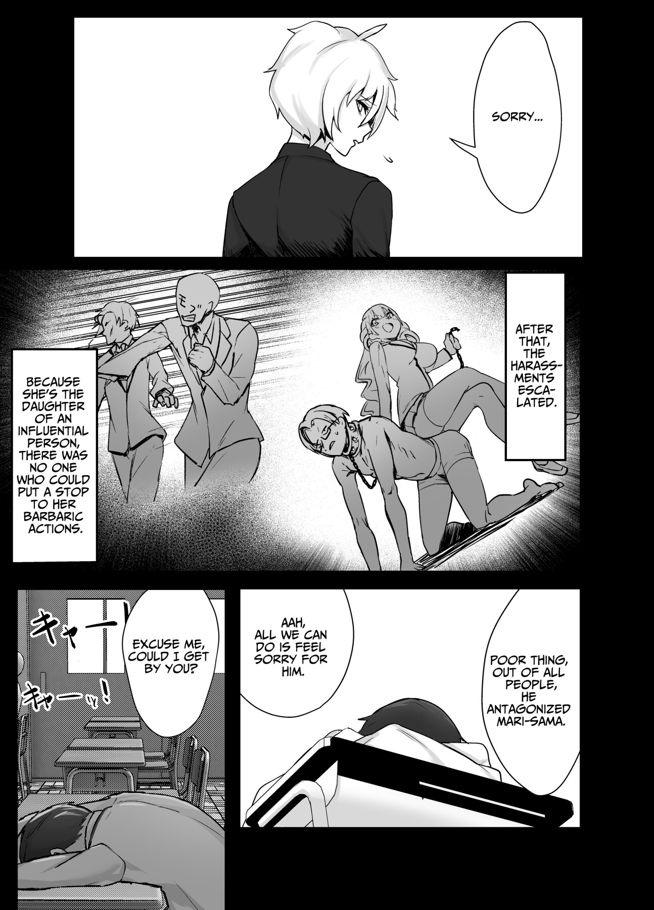 Hentai Manga Comic-Perverted Tomboy Female Butler Offers Apology Sex for her Rich Bitch Mistresses Bullying Behavior-Read-13